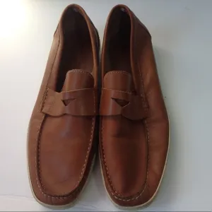 Sandro Moscoloni Shoes Loafers Tan Brown Penny