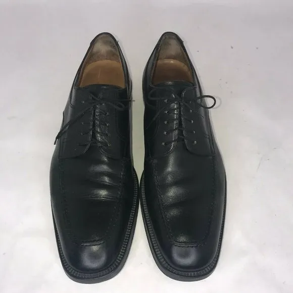 Santoni Nuvola Mens Leather Apron Moc Toe Lace Up