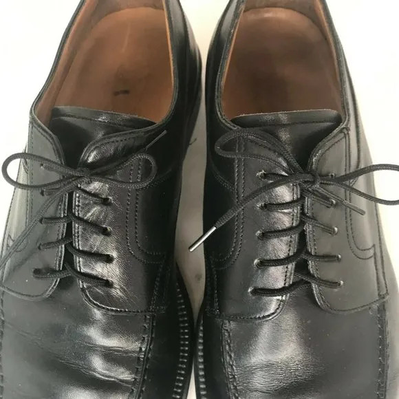 Santoni Nuvola Mens Leather Apron Moc Toe Lace Up
