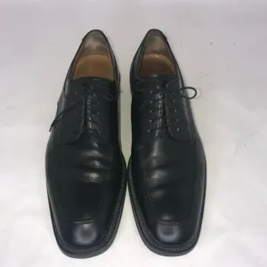 Santoni Nuvola Mens Leather Apron Moc Toe Lace Up