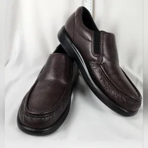 SAS Side Gore Cordovan Slip On Moc Toe Casual Walking Shoes Men's US 11 N