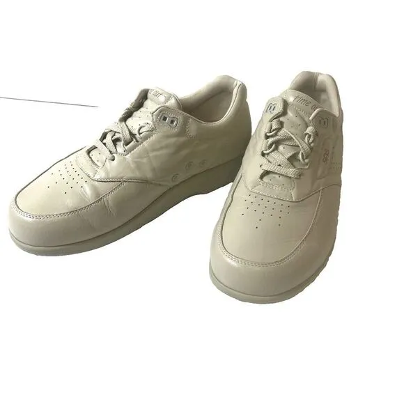 SAS Tripad Comfort Mens 10.5W Time Out Beige Leather Comfort Casual Lace Up Shoe