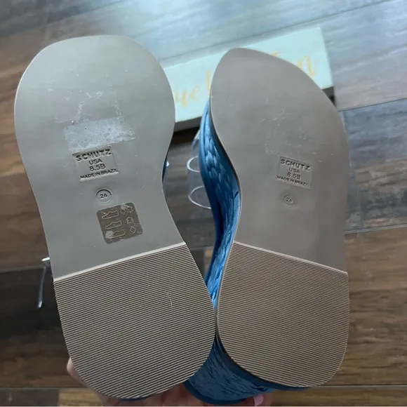 Schutz Caryne Platform Espadrille Sandals NWOT