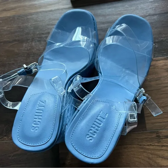 Schutz Caryne Platform Espadrille Sandals NWOT