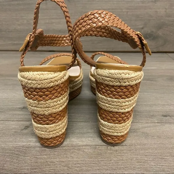 SCHUTZ | Nani Two Toned Braided Espadrille Wedge