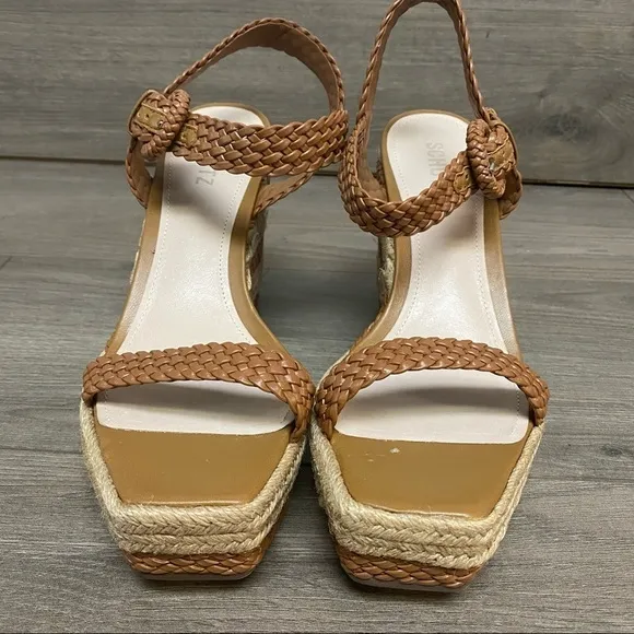 SCHUTZ | Nani Two Toned Braided Espadrille Wedge