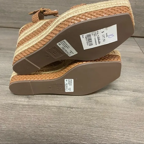 SCHUTZ | Nani Two Toned Braided Espadrille Wedge