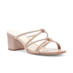 SCHUTZ NWOT Princey Beige Strappy Block Heel Sandal