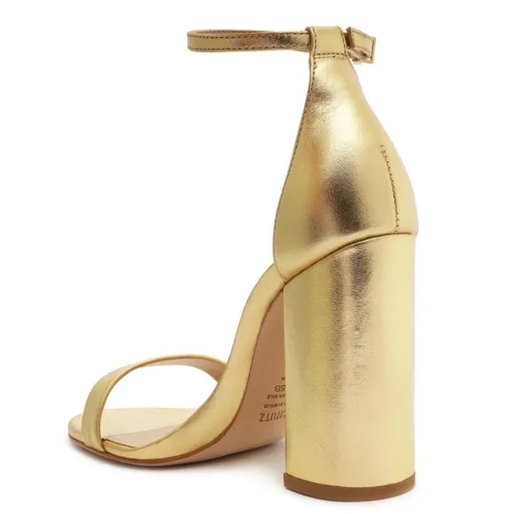 SCHUTZ Ouro Claro Orch Cadey Lee Ankle Strap Sandal