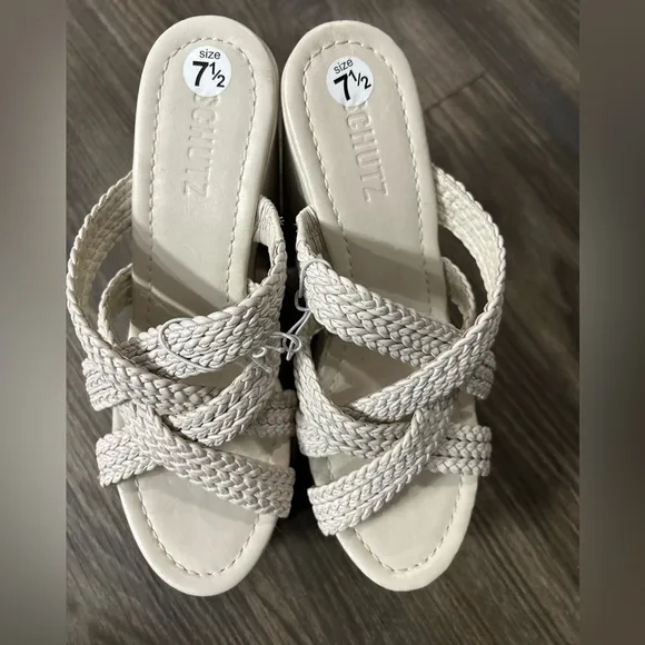 Schutz platform sandals, NWOB size 7.5