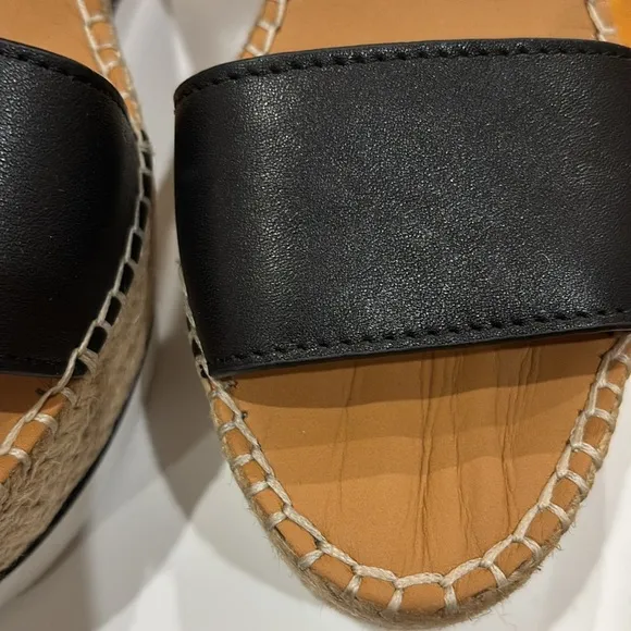 See By Chloe Glyn Wedge Sandal in Black, Size: EU 40