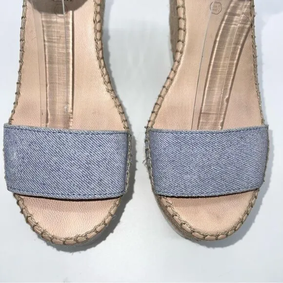See by Chloe Women's Glyn Platform Wedge Espadrille Sandals-Size 40