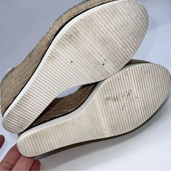 See by Chloe Women's Glyn Platform Wedge Espadrille Sandals-Size 40