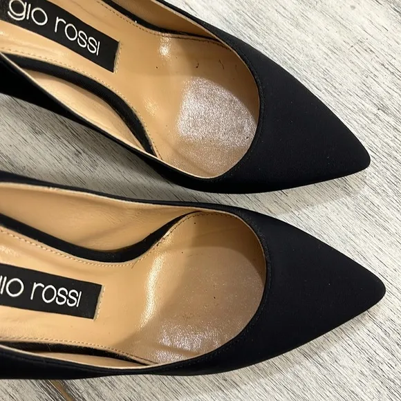 Sergio Rossi Black Classic pointed Heels size 37
