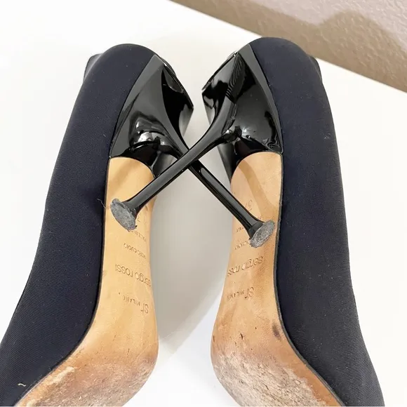 Sergio Rossi Black Classic pointed Heels size 37
