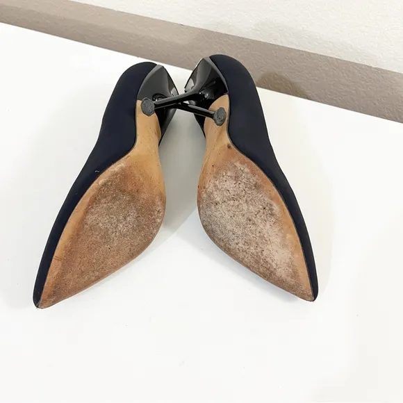 Sergio Rossi Black Classic pointed Heels size 37