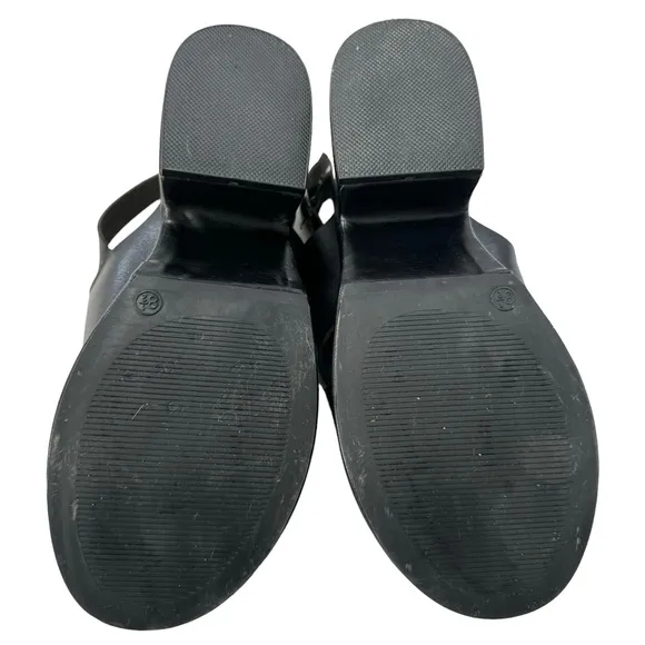 Seychelles Cassie Crisscross Strap Black Platform Sandals Size 8.5M