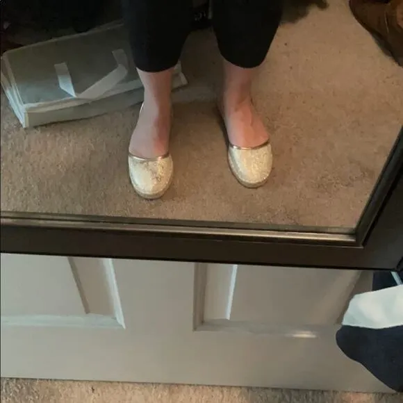 Seychelles Los Angeles gold metallic size 7