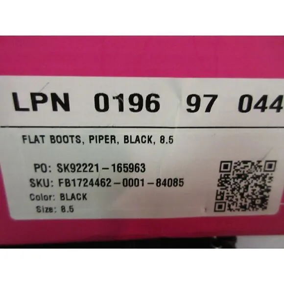 Shoe Dazzle black suede boots sz 8.5 NEW