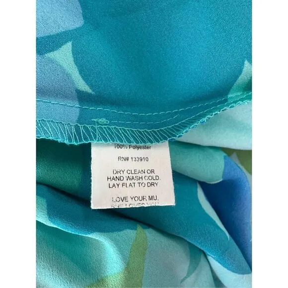 Show Me Your Mumu Francie Maxi Dress in Blue Piccadilly Flora Size Small $238