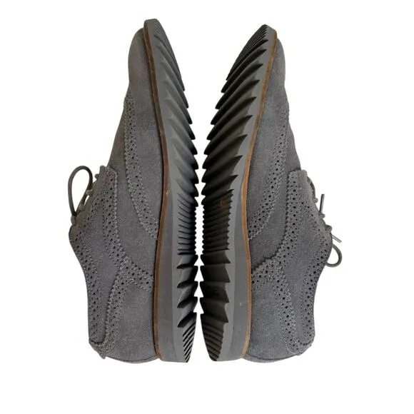Skechers Mark Nason Wingtip Oxford Dress Shoes Gray Suede Size 9