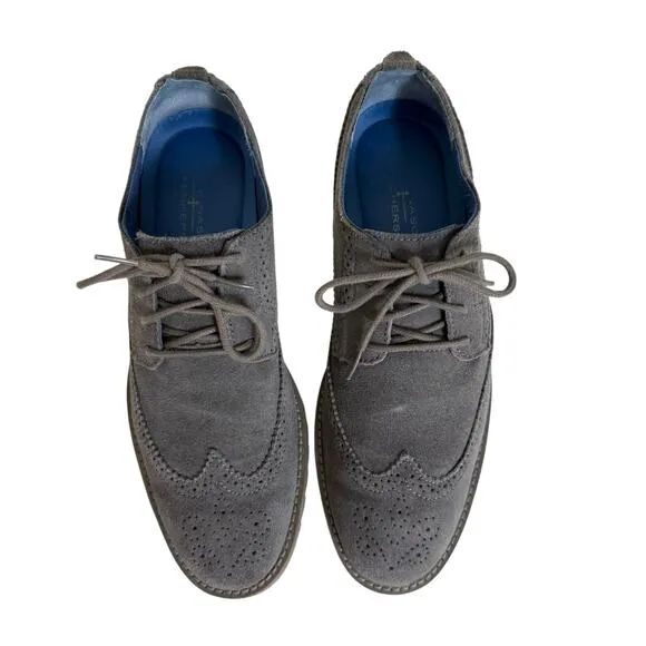 Skechers Mark Nason Wingtip Oxford Dress Shoes Gray Suede Size 9