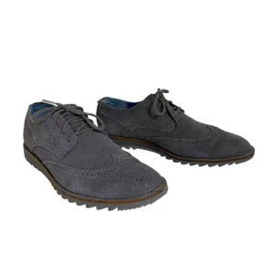 Skechers Mark Nason Wingtip Oxford Dress Shoes Gray Suede Size 9