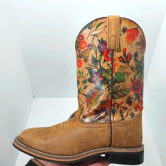 Smoky Mountain Blossom Western Boots,‎ NWT, Size 7