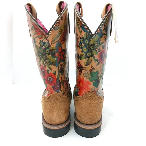 Smoky Mountain Blossom Western Boots,‎ NWT, Size 7