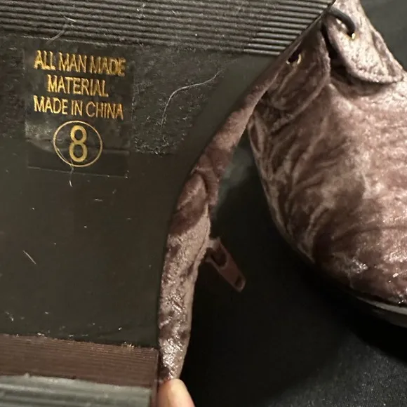 Soda Velvet boots