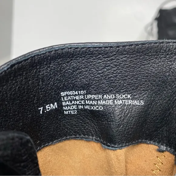 Sofft Sharnell Heel Low Black Leather Boot 7 1/2 M