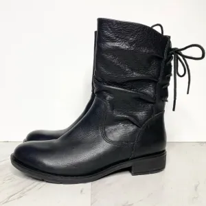 Sofft Sharnell Heel Low Black Leather Boot 7 1/2 M