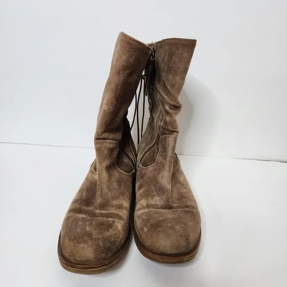 Sofft Sharnell Low Slouch Lace Up Boots in Brown Women's Size 8.5