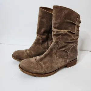 Sofft Sharnell Low Slouch Lace Up Boots in Brown Women's Size 8.5
