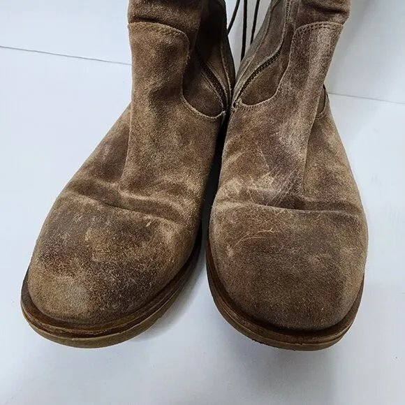 Sofft Sharnell Low Slouch Lace Up Boots in Brown Women's Size 8.5