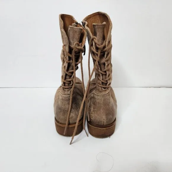 Sofft Sharnell Low Slouch Lace Up Boots in Brown Women's Size 8.5