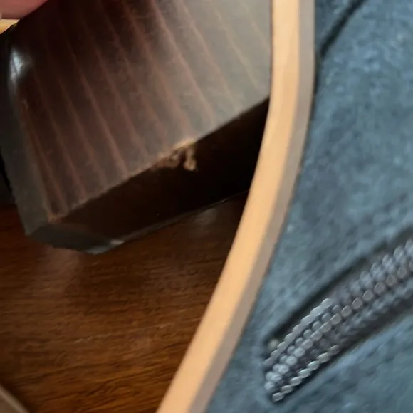 Sole Society Blue Suede Boots