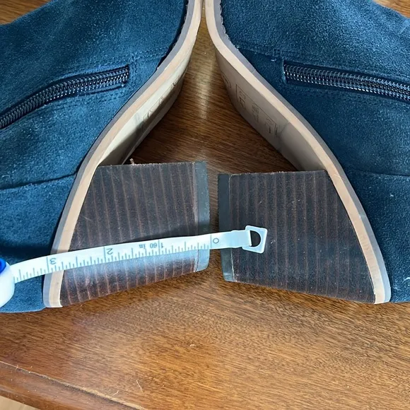 Sole Society Blue Suede Boots