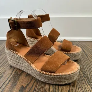 Soludos Palma Suede Platform Espadrille Sandals size 7.5