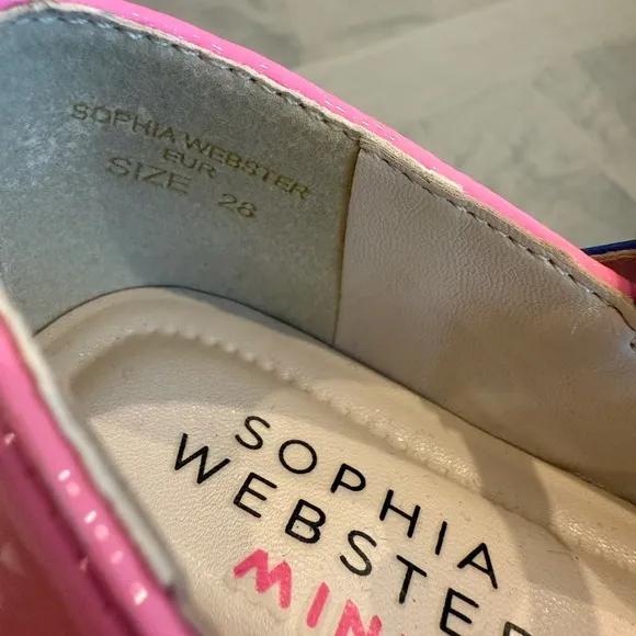 Sophia Webster Pink and Blue Dress Shoes with Butterfly Design