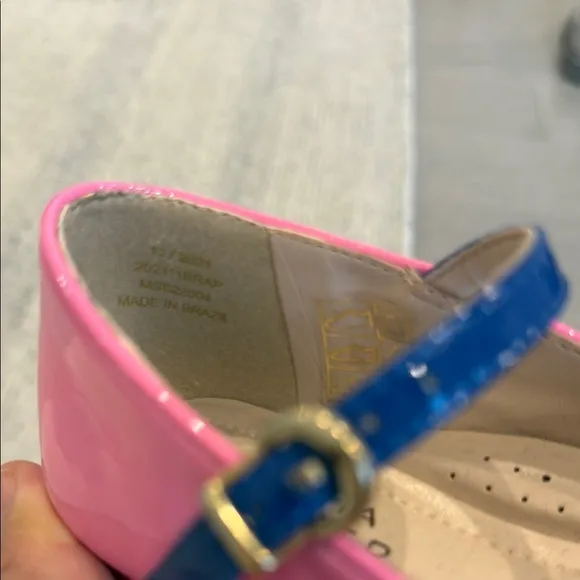 Sophia Webster Pink and Blue Dress Shoes with Butterfly Design