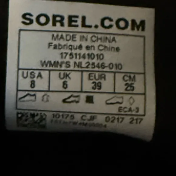Sorel Black Over the Knee Boots Sleek Design