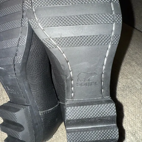 Sorel Black Over the Knee Boots Sleek Design