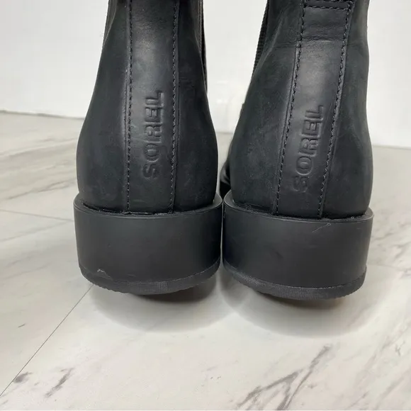 Sorel Emelie Black Chelsea Boot 11