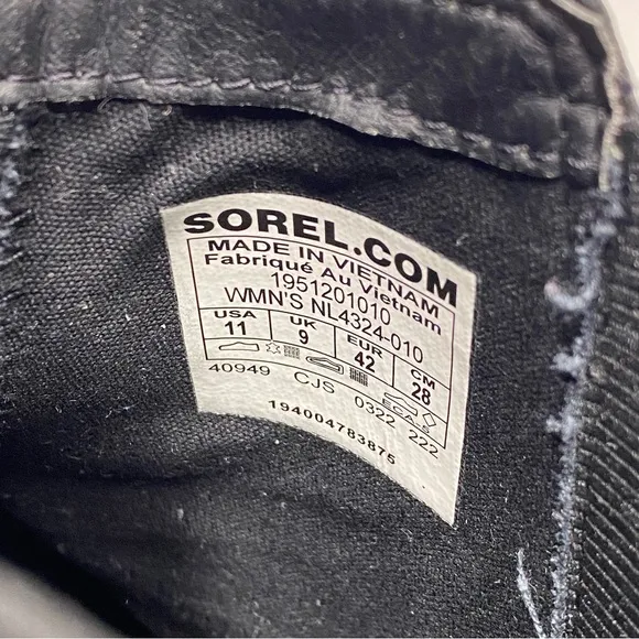 Sorel Emelie Black Chelsea Boot 11
