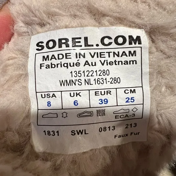 Sorel NL 1631-280 Since 1962 Womens Boots size 8