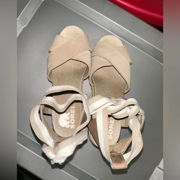 SOREL PLATFORM SANDALS 👡