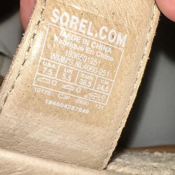 SOREL PLATFORM SANDALS 👡