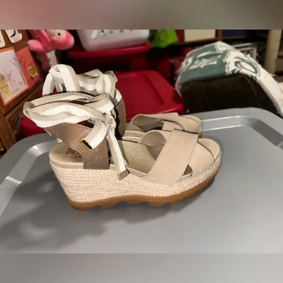 SOREL PLATFORM SANDALS 👡