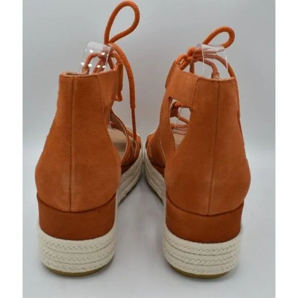 Sorel Womens Size 11 Cameron Flatform Lace Up Sun Gum Wedge Espadrille Sandals
